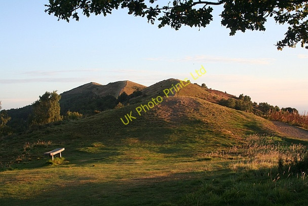 Photo 6"x4" The Malvern Hills at Dawn Little Malvern c2007