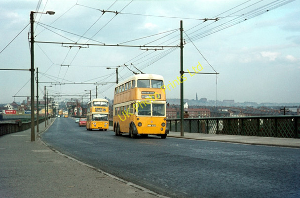 Photo 6"x4" British Trolleybuses - Newcastle upon Tyne Newcastle upon Tyne c1966