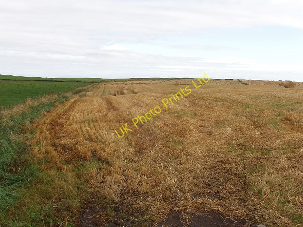 Photo 6"x4" Stubble near Lochhills Upper Boyndlie c2007