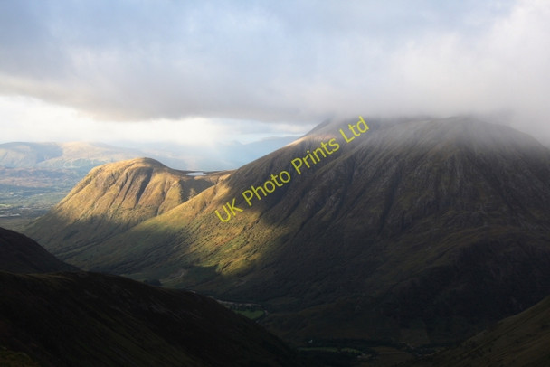 Photo 6"x4" Ben Nevis from near Mullach nan Coirean Ben Nevis c2007