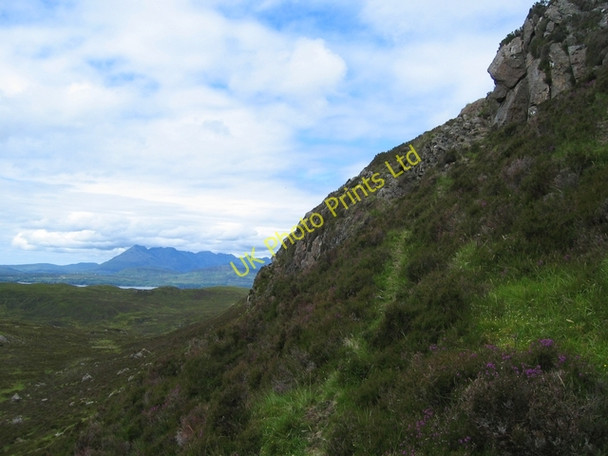 Photo 6"x4" Crags on Sgurr na h-Iolaire Achnacloich\/Ach na Cloiche c2007