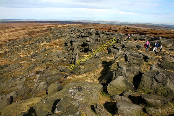 Photo 6"x4" Looking North from Blackstone Edge. Durn c2007