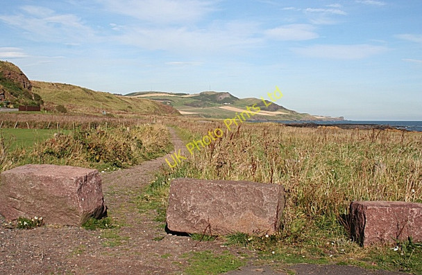 Photo 6"x4" Coastal Path North of Gourdon Inverbervie c2007