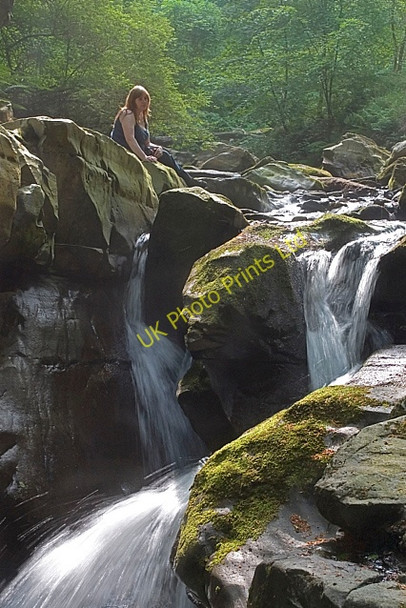 Photo 6"x4" Faces in the rock...Ballaglass Corrany c2007