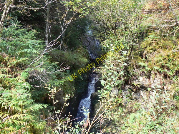 Photo 6"x4" Waterfall above Ardentinny Ardentinny c2007