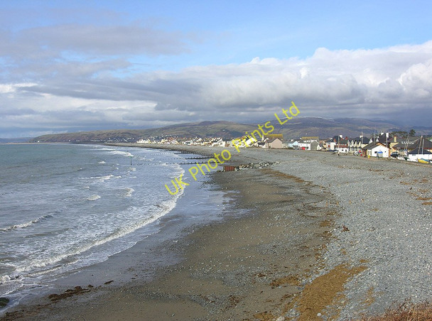 Photo 6"x4" South end of Borth beach Upper Borth c2006