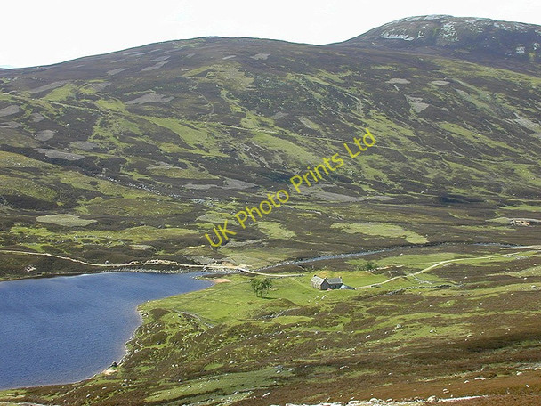 Photo 6"x4" Slopes north of Loch Callater Loch Callater c2001