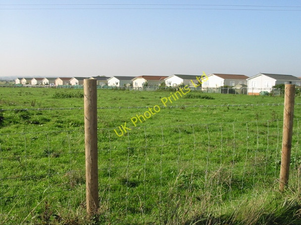 Photo 6"x4" View across field to Greenacres Sandwich Bay Estate c2007