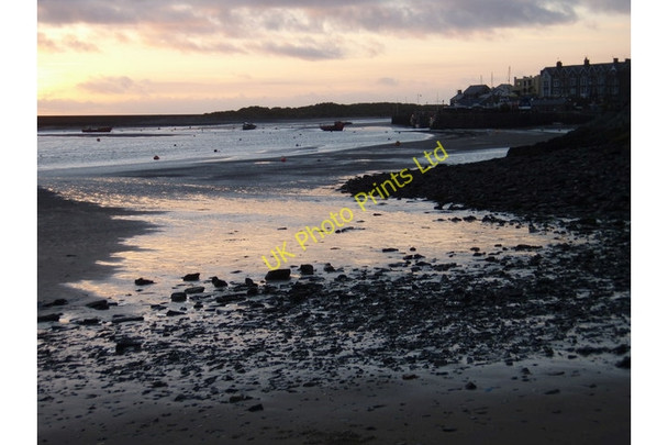 Photo 6"x4" Sunset in Barmouth Harbour Barmouth\/Abermaw c2007