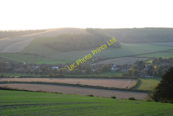 Photo 6"x4" View towards Iwerne Courtney (Shroton) Iwerne Courtney or Shroton c2007
