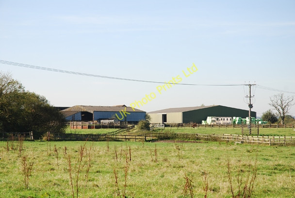Photo 6"x4" Rear of Half Moon Stud Motcombe c2007