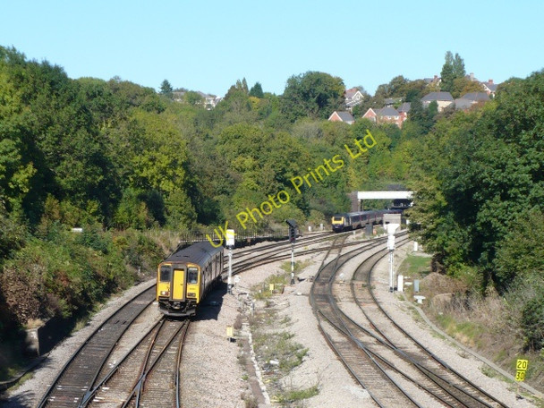 Photo 6"x4" South Wales main line railway Newport\/Casnewydd c2007