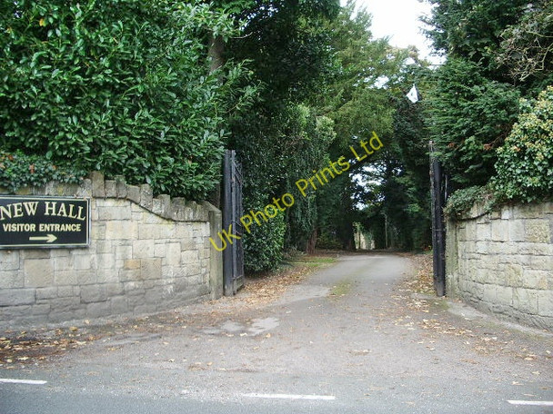 Photo 6"x4" Entrance to New Hall, Johnstown Afon Eitha\/SJ2945 c2007
