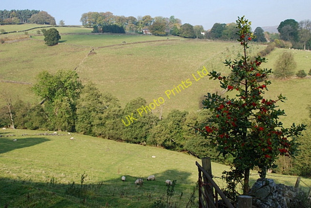 Photo 6"x4" Above Mag Clough Grindleford c2007