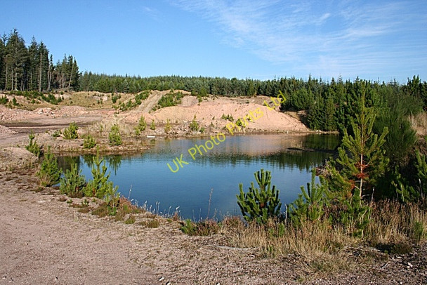 Photo 6"x4" Forest Quarry near Archiestown Archiestown c2007