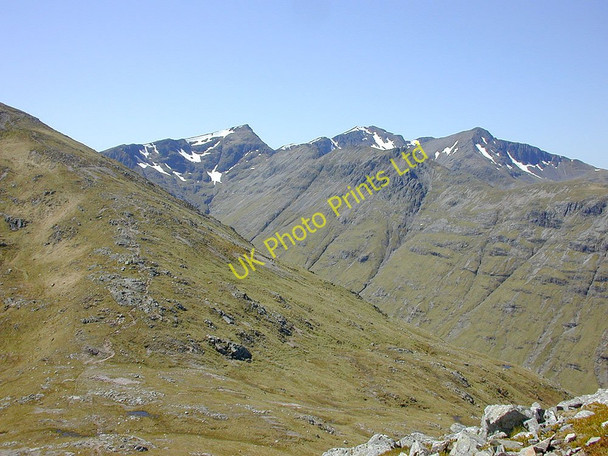 Photo 6"x4" The col on the Buachaille Etive Beag Dalness\/NN1651 c2000
