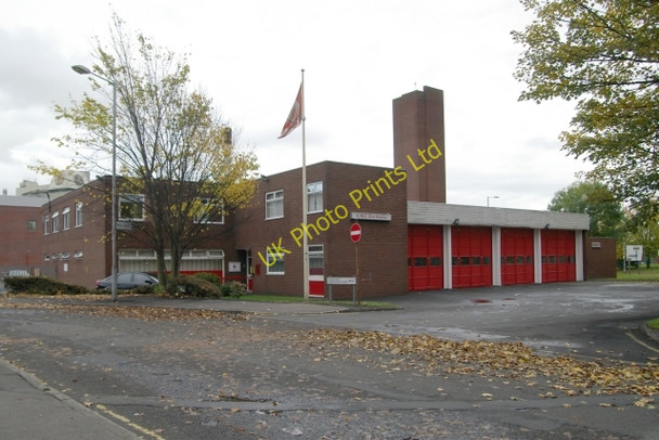 Photo 6"x4" Moss Side fire station Moss Side\/SJ8395 c2007