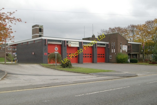 Photo 6"x4" Leek fire station Leek\/SJ9856 c2007