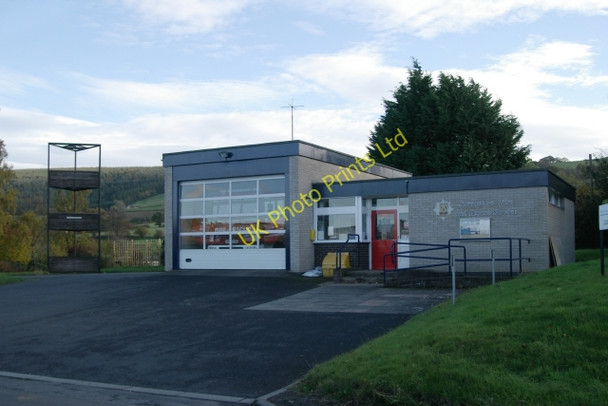 Photo 6"x4" Clun fire station Clun c2007