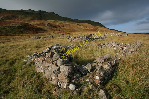 Photo 6"x4" Ruins at Bourblaige Bourblaige c2007
