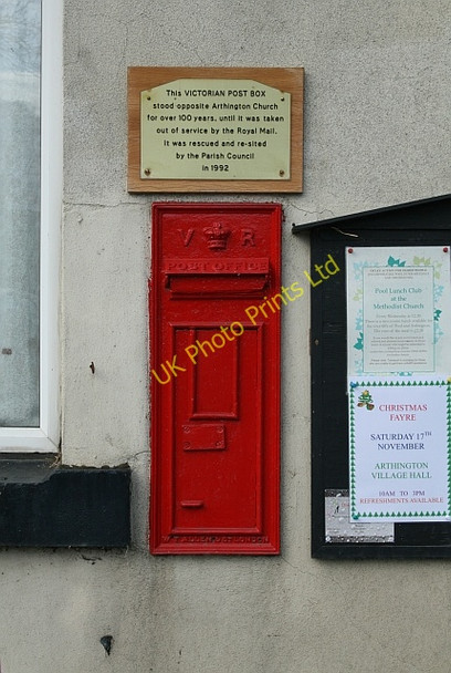 Photo 6"x4" Victorian Letterbox at Arthington Village Hall (2) Arthington c2007