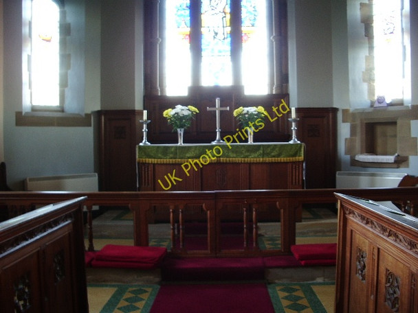 Photo 6"x4" Christ Church, Glasson, Altar Glasson\/SD4456 c2007