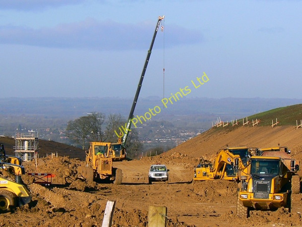 Photo 6"x4" Blunsdon by-pass site, Blunsdon, Swindon 29.11.2007 Broad Blunsdon c2007