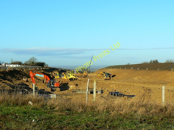 Photo 6"x4" Blunsdon by-pass site, Blunsdon, Swindon 29.11.2007 Broad Blunsdon c2007