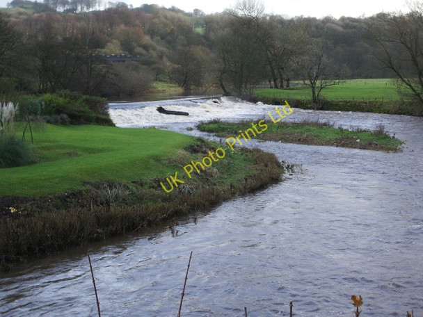 Photo 6"x4" River Calder Whalley Banks c2007