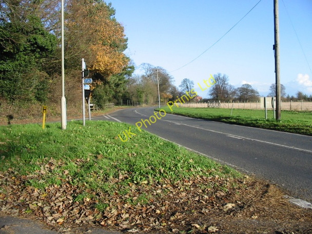 Photo 6"x4" View along the Sandwich Road at Statenborough Statenborough c2007