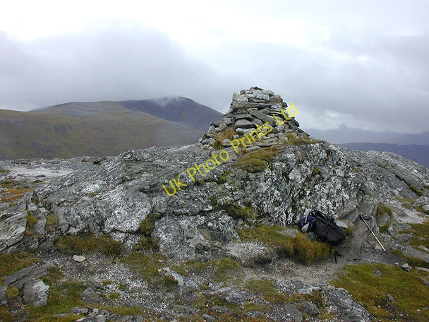 Photo 6"x4" Summit cairn of Creag Pitridh Creag Pitridh c2003