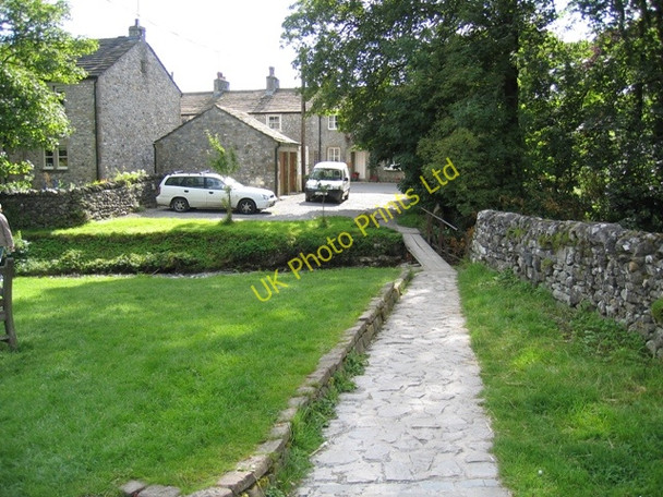 Photo 6"x4" Footpath and footbridge over Malham Beck Malham\/SD9062 c2007