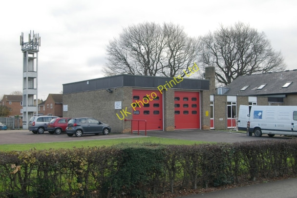Photo 6"x4" St Ives fire station St Ives\/TL3072 c2007