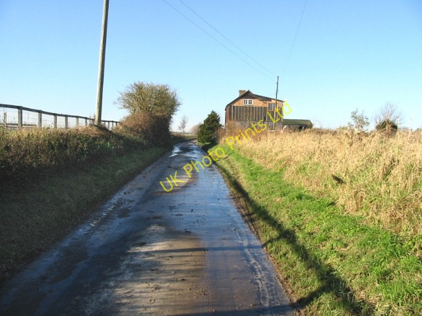 Photo 6"x4" Looking NW along road towards Cop Street Cop Street c2007