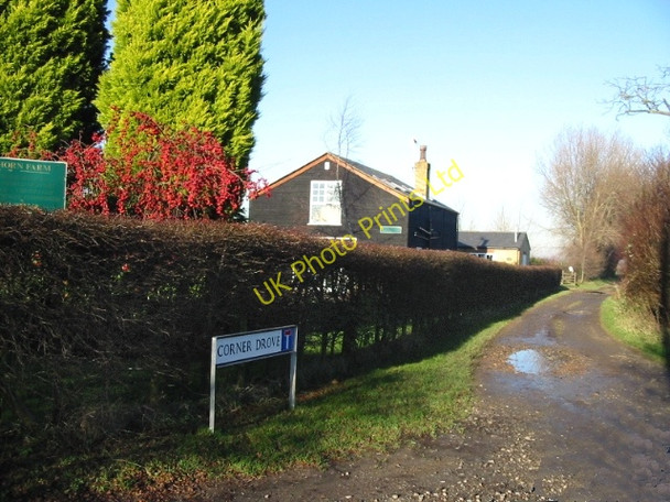 Photo 6"x4" Corner Drove off Knell Lane Paramour Street c2007