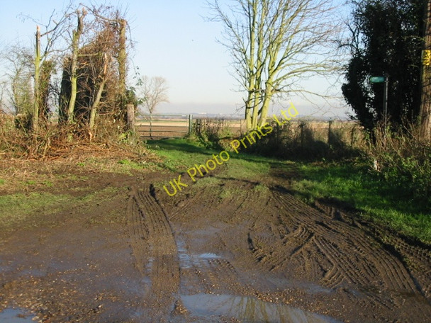 Photo 6"x4" Entrance to fields from Westmarsh Westmarsh c2007