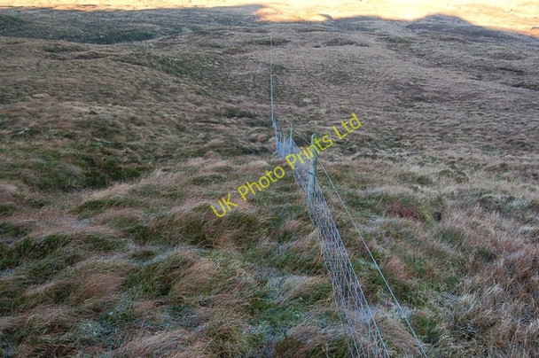Photo 6"x4" Fence in Coire Reidh nan Loch Coire R\u00e8idh nan Loch c2007