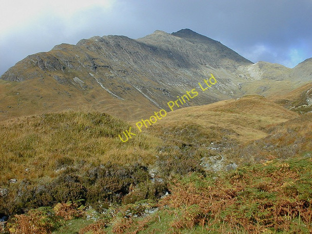 Photo 6"x4" Hillside south of the Abhainn nan Leac Kilmarie c2002