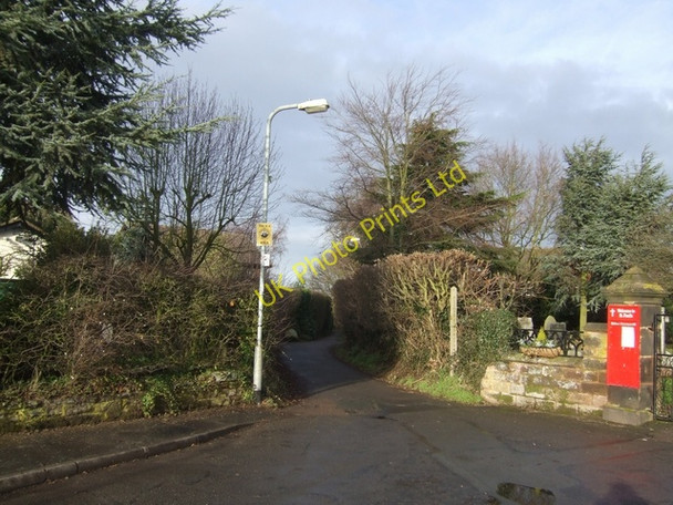 Photo 6"x4" Footpath next to Coven Church Brinsford c2007