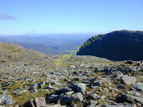 Photo 6"x4" Northern slopes of Sgurr a' Chaorachain Bealach na B\u00e0 c2001
