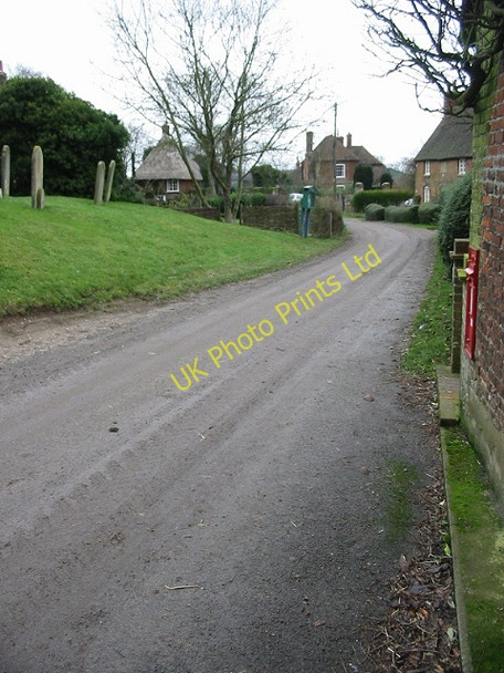 Photo 6"x4" Looking NE along The Street Womenswold c2007