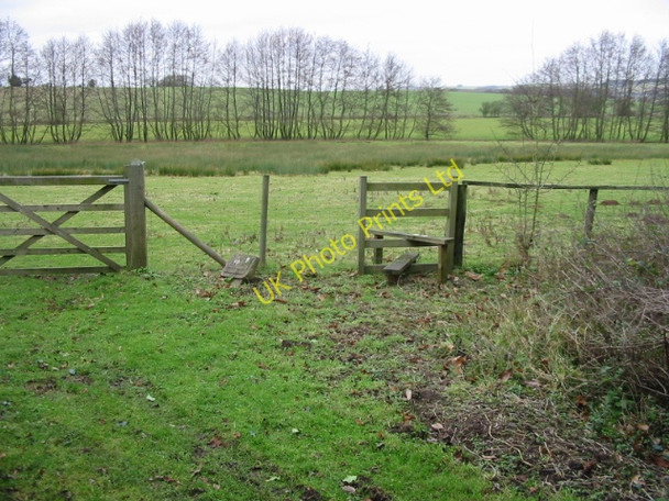 Photo 6"x4" Footpath across marshy land near Horton Priory Moorstock c2007