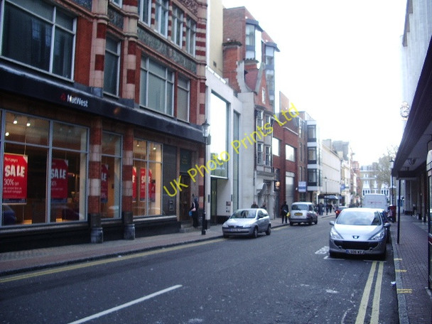 Photo 6"x4" Young Street, London W8 Kensington\/TQ2579 c2007