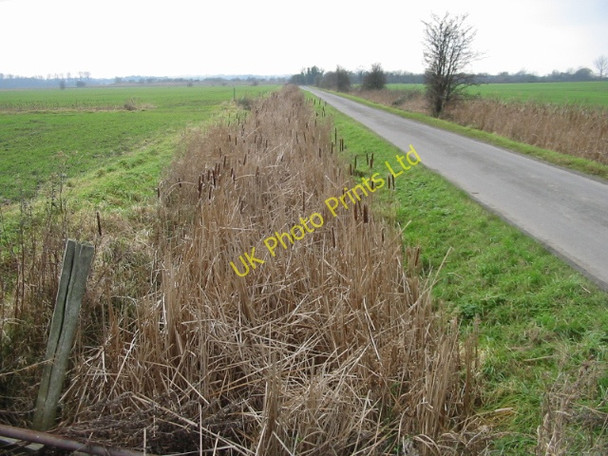 Photo 6"x4" Looking SW along Cooper Street Drove and ditch in the Goshall Valley Sandwich c2008
