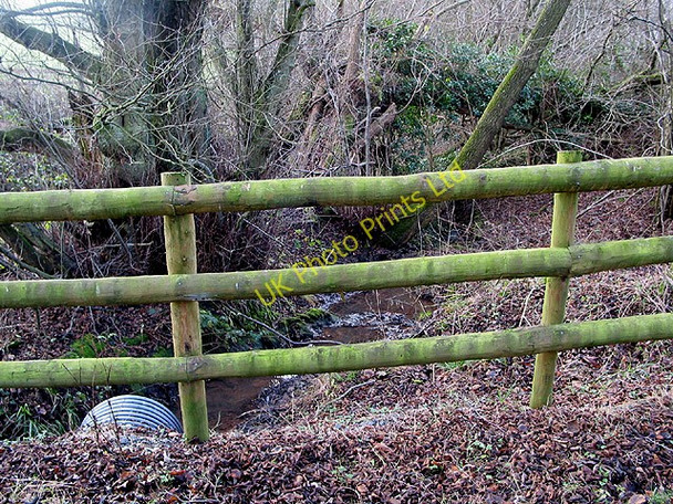 Photo 6"x4" Stream passes under the Herefordshire Trail Upton Crews c2008