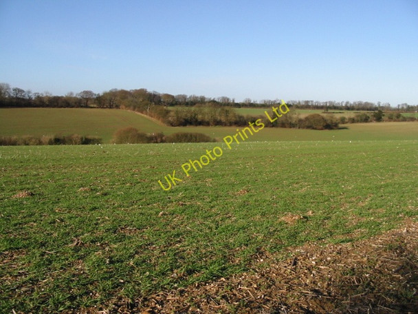 Photo 6"x4" Arable land near Barfrestone Barfrestone c2008