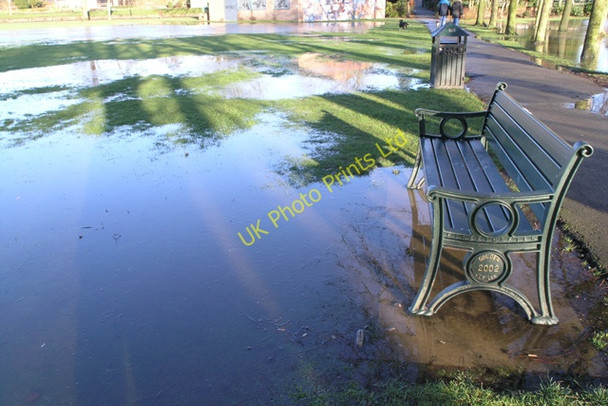 Photo 6"x4" West Park is flooded (3) Long Eaton c2008