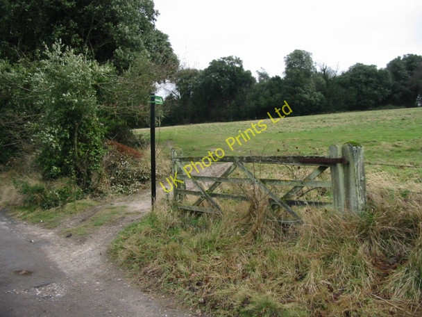 Photo 6"x4" Bridleway towards Sheep Wash, Betteshanger Betteshanger c2008
