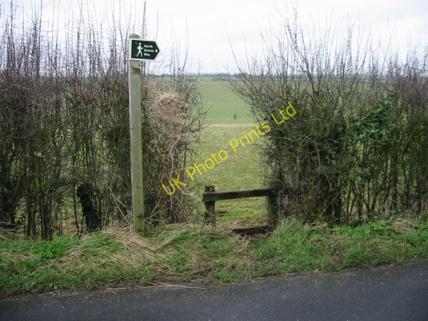 Photo 6"x4" North Downs Way Ashley\/TR3048 c2008