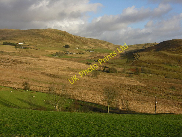 Photo 6"x4" Fields near Ty'n-y-bryn Cwmystwyth c2008